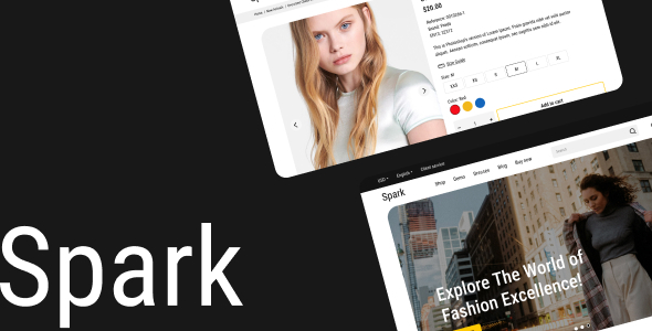 Spark - Responsive eCommerce Figma Template