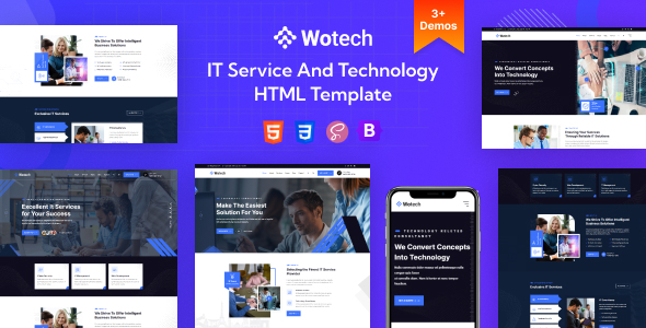 Wotech - IT Service And Business HTML Template