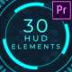 30 HUD Elements | Premiere Pro - VideoHive Item for Sale