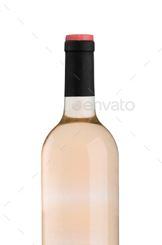 Wine bottle close up