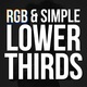 RGB & Simple Lower Thirds | MOGRT - VideoHive Item for Sale
