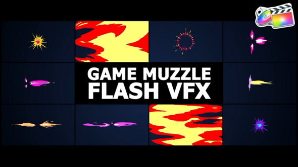 Game VFX Muzzle Flash | FCPX