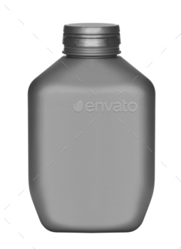 plastic bottle isolated on white