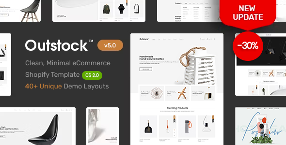 Shopify  - Outstock  Clean, Minimal Shopify Themes OS 2.0