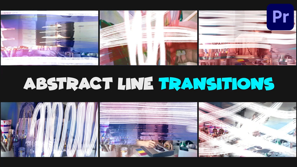 Abstract Line Transitions | Premiere Pro MOGRT