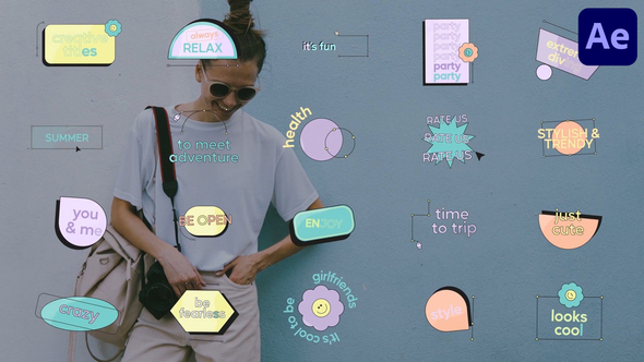 Creative Minimal Titles for After Effects alt