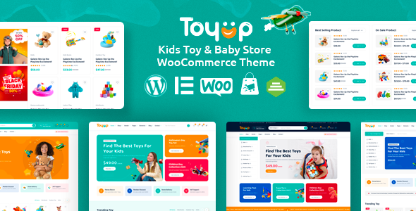 Toyup - Kids Toys Store WooCommerce WordPress Theme