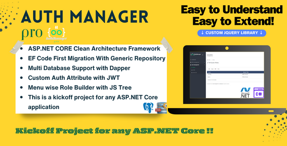 ASP.NET CORE 6.0 Auth Manager with Custom Authorization