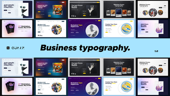 Website Promo Typography alt