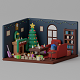Cartoon Christmas Living Room 3D model - 3DOcean Item for Sale
