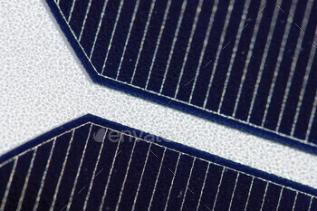 close up of a solar panel