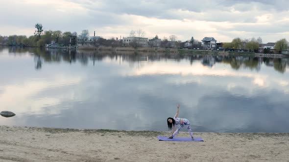 Yoga At Sunset