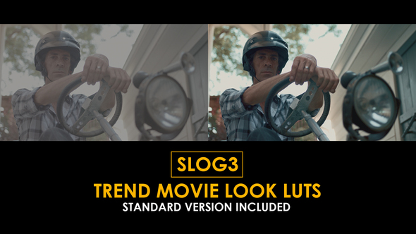 Slog3 Trend Movie Look LUTs and Standard LUTs