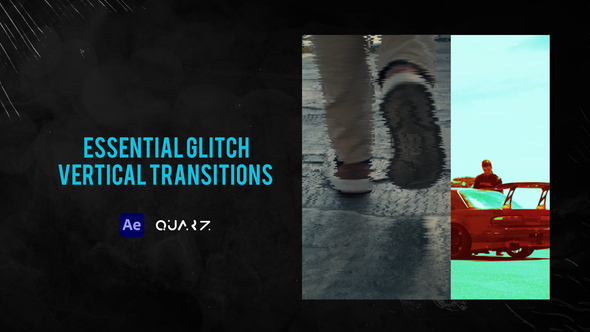 Essential Glitch Vertical Transitions