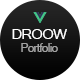 Droow - Vue 3 Creative Showcase Portfolio Template - ThemeForest Item for Sale