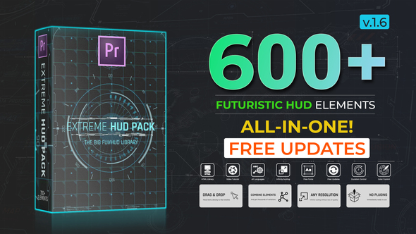 Extreme HUD Pack For Premiere Pro