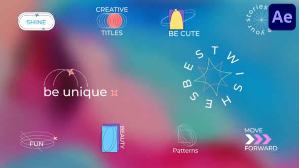 Creative Titles for After Effects