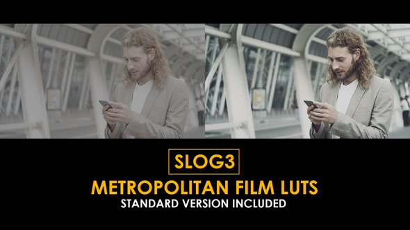Slog3 Metropolitan and Standard Color LUTs alt