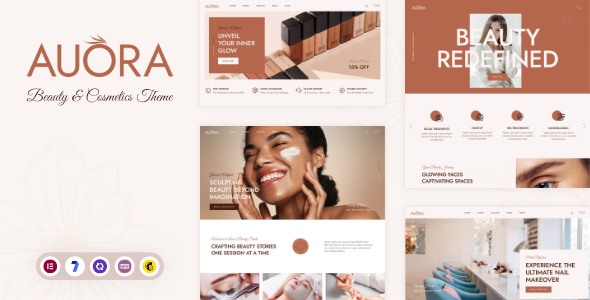 Auora - Beauty Salon and CosmeticsTheme