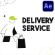 Delivery Service Explaner for After Effects - VideoHive Item for Sale