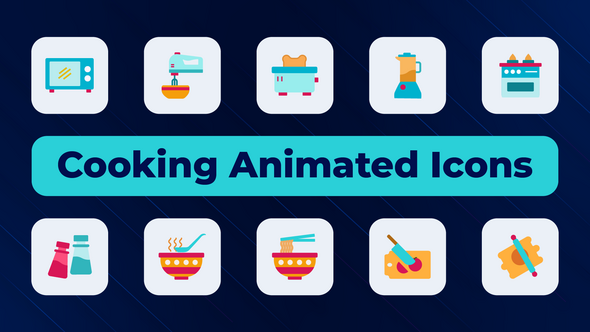 Cooking Animated Icons