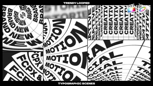 Loop Typography Scenes Pack alt