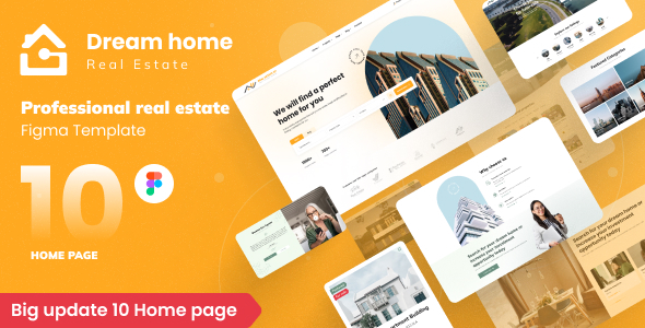 DreamHome - Real Estate Figma Template