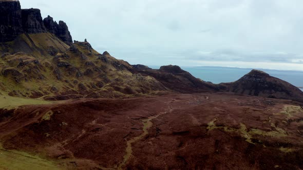 The Quiraing, Portree, Isle of the Sky, Scotland, United Kingdom