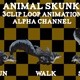 Animal Skunk 3Clip Loop - VideoHive Item for Sale