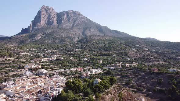 View From Above of Costa Blanca Mountains