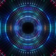 4k Neon Circles Tunnel - VideoHive Item for Sale