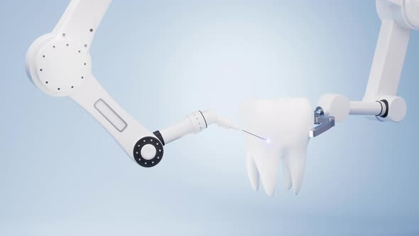 Mechanical arm with tooth