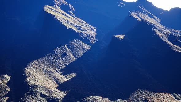 Aerial Rocky Mountains Landscape Panorama