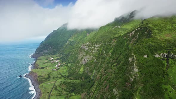 Aerial Footage of the Most Beautiful Island of Azores