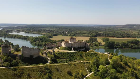 Chateau Gaillard Castle, Les Andelys, Normandy, France