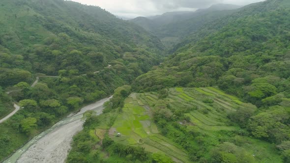 Mountain Landscape in Philippines Luzon