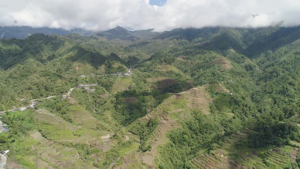 Rice Terraces in the Mountains. Philippines, Batad, Banaue