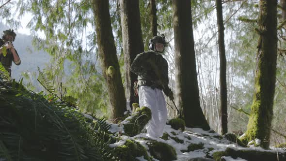 Army Man Wearing Tactical Uniform