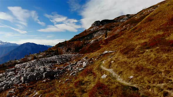 Beautiful Autumn Landscape in the Mountains