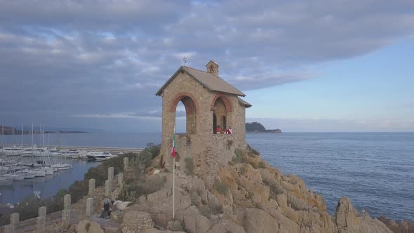 Chapel by Sea in Alassio