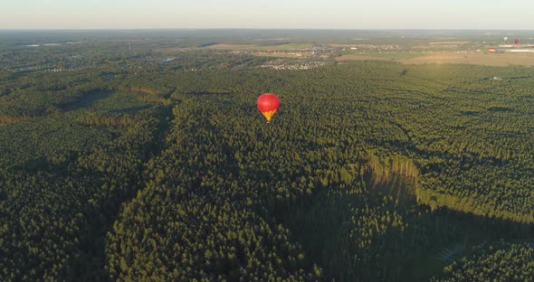 Hot Air Balloons in Sky