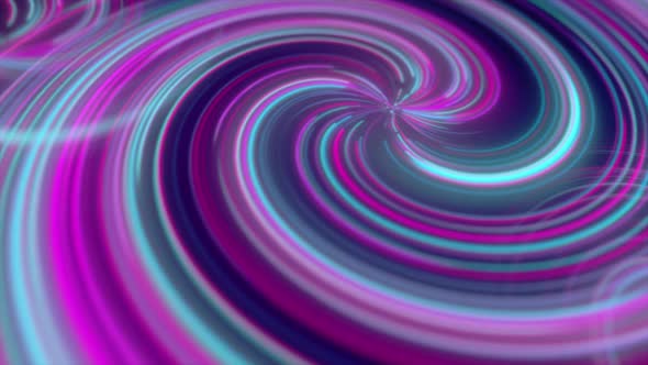 Spiral Neon Lights Animation Background V12