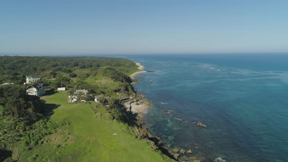 Seascape with Beach and Sea. Philippines, Luzon