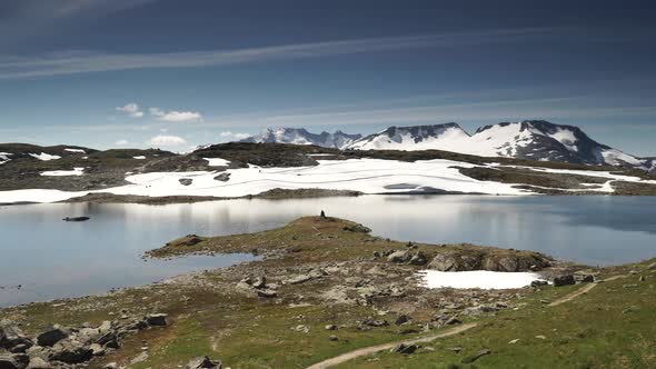 Mountains View. Norwegian Route Sognefjellet