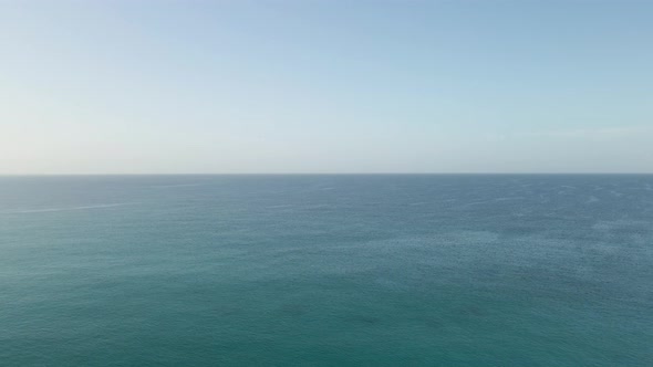 Sea Horizon Against The Sky