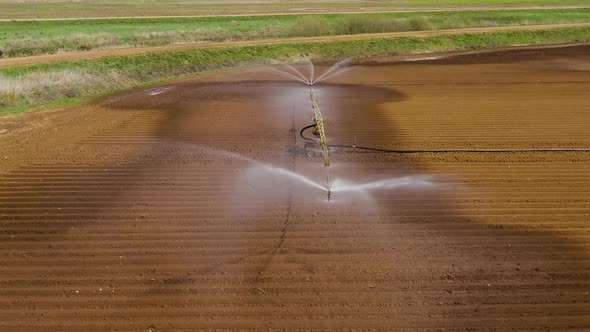Irrigation System on Agricultural Land