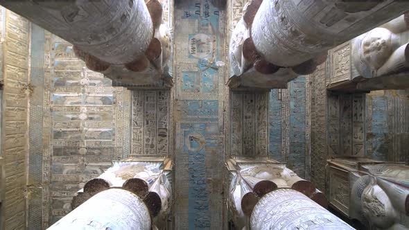 Dendera temple or Temple of Hathor. Egypt. 