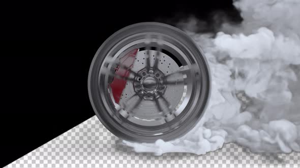 Drift Wheels With Smoke