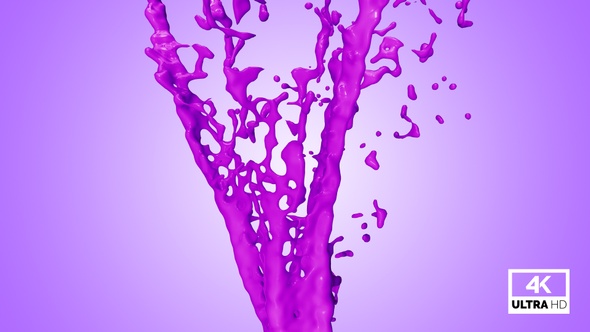 Purple Paint Splash