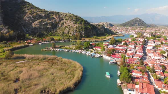 Dalyan Resort River Delta Iztuzu Beach in Dalyan Mugla Province Turkey